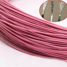 16~ 30AWG UL1007 розовый электронные провода гибкий многожильный кабель олова Медь охраны окружающей среды провода 1/2/3/5/10 м