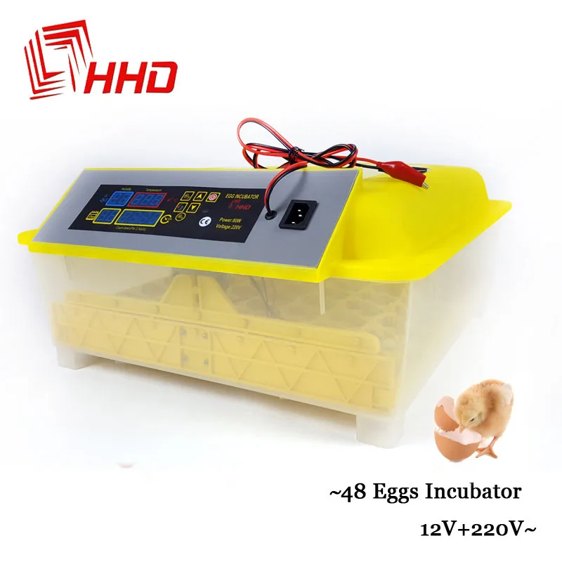

48 Egg Digital Brooder Cheap Fully Automatic Chicken Duck Egg Incubator Thermostat for Hatching Goose Quail Bird Poultry Eggs