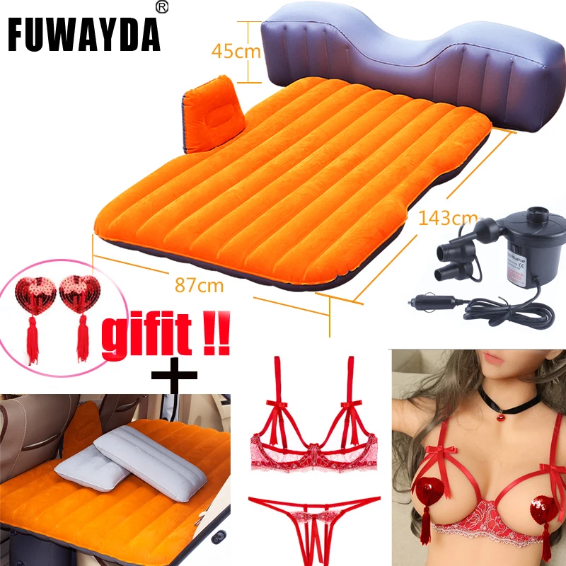 2018 nueva funda de asiento trasero para coche, colchón de aire, cama de viaje, colchón inflable de aire, cama de coche, cama de sexo completo para acampar