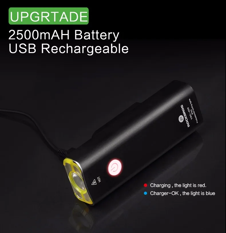 Cheap ROCKBROS 400/245 Lumens Bicycle Light USB Rechargeable Cycling Handlebar Headlight Waterproof MTB Bike LED Flashlight Front Lamp 3 Cheap ROCKBROS 400/245 Lumens Bicycle Light USB Rechargeable Cycling Handlebar Headlight Waterproof MTB Bike LED Flashlight Front Lamp 3