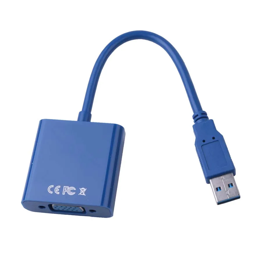 USB 3 0 в VGA Мульти дисплей адаптер конвертер внешняя видеокарта для ноутбука DVD