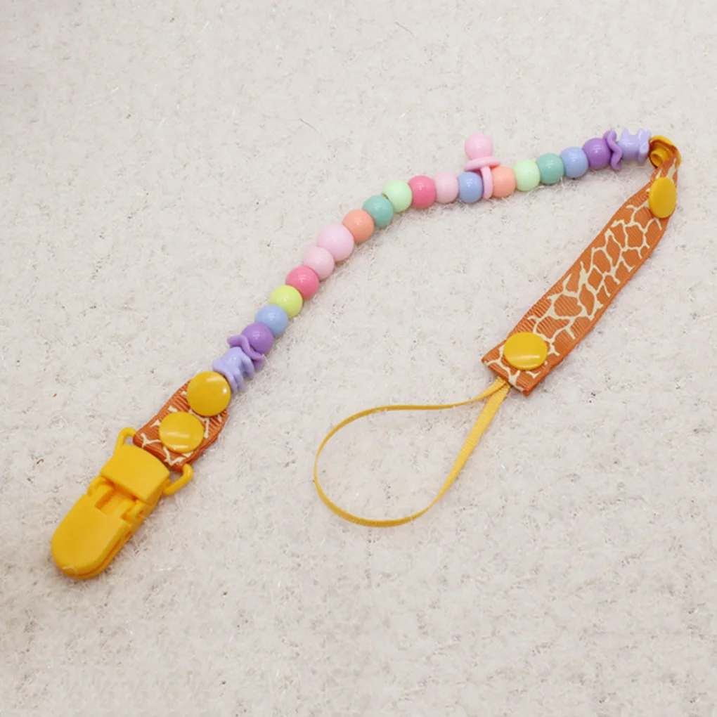 Baby Pacifier Clip Holder for Nipple Teether Chain for Dummies Plastic