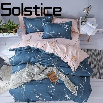 

Solstice Home Fashion simple and comfortable skin-friendly printing and dyeing bed linen Quilt cover pillowcase bedding 20