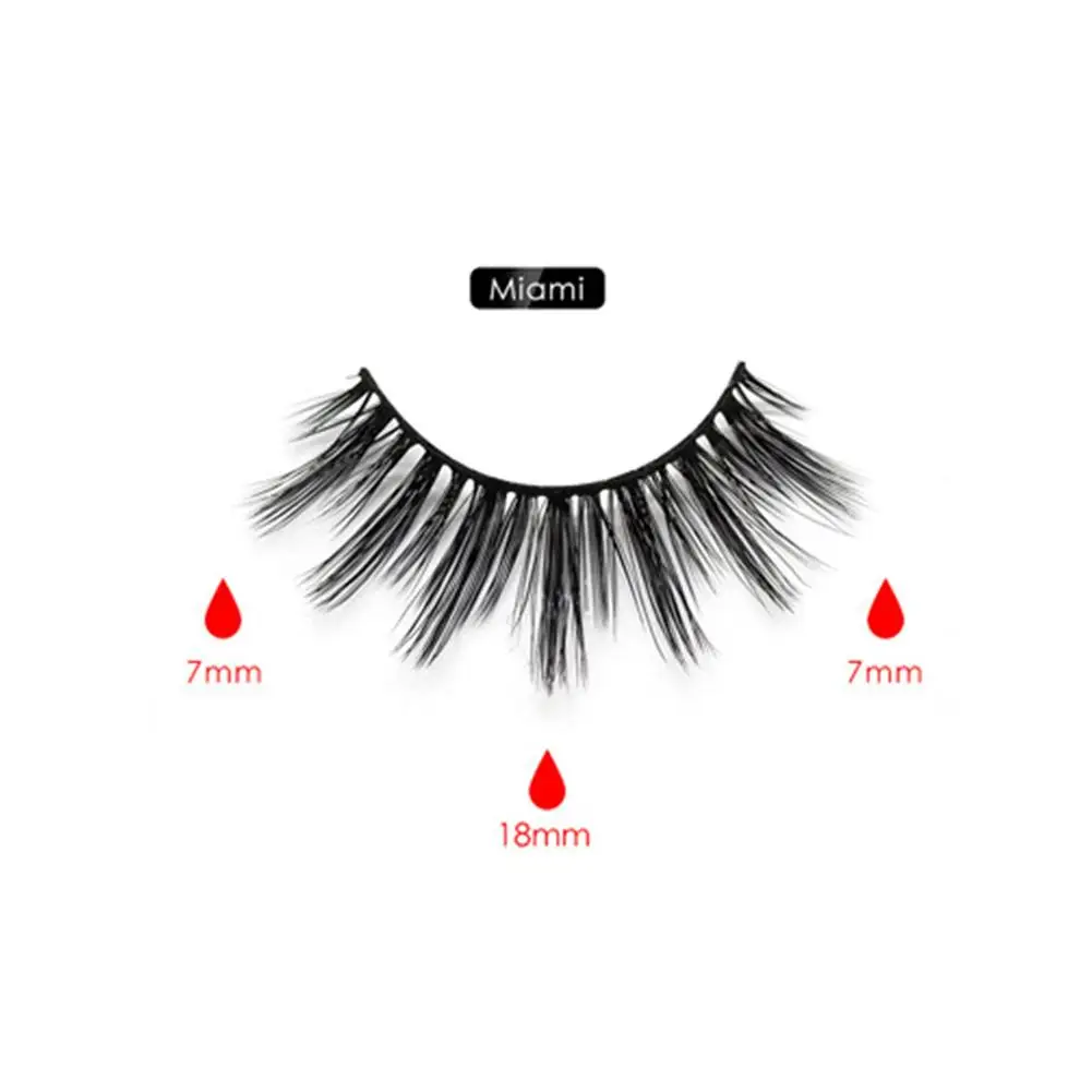 Eyeliner Magnético Eyeashes Impermeável Longa Duração Cílios Postiços 40p Kit 19 Beleza e saúde