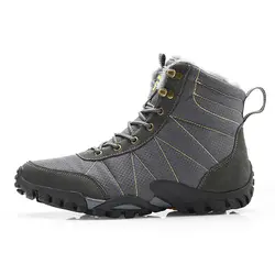 Плюс бархатные мужские зимние уличные походные треккинговые ботинки кроссовки обувь для мужчин альпинистские горные кроссовки обувь для