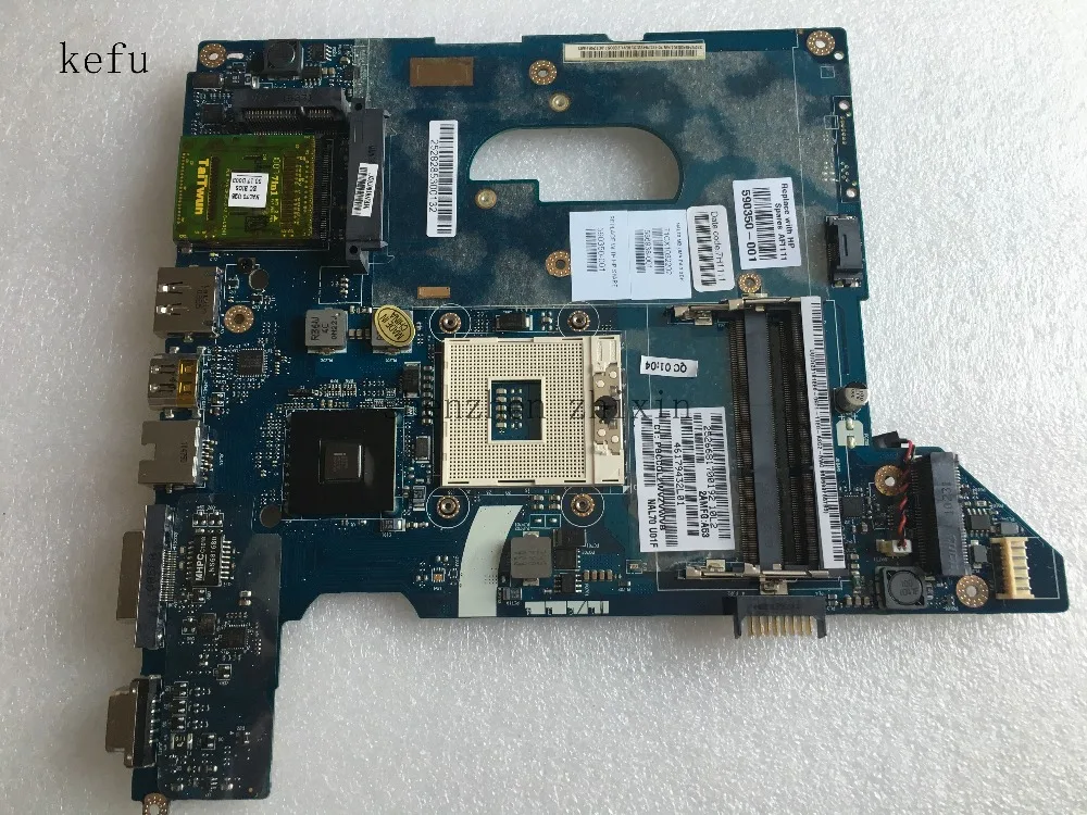 KEFU для HP Pavilion DV4 2000 материнская плата ноутбука 590350 001 DDR3 LA 4106P HM55 тест хорошо|Материнские платы| |