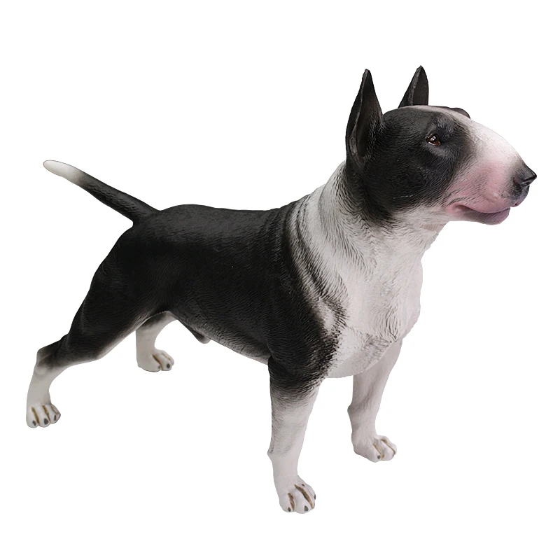 

DDWE Bull Terrier Bulldog Pet dog Greyhound Simulation Animal Model Decoration Bully pitbull Action Toy Figure for Children Gift