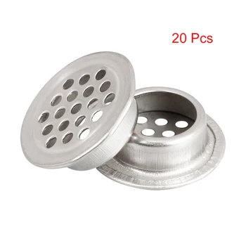 

Uxcell New 20pcs Air Vent Extract Valve Grille Round Diffuser Ducting Ventilation Cover 19mm 25mm Air Vent Ventilator for Home