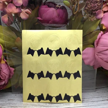 

90Pcs/Lot New Golden Badge Medal For You Handmade Cake Packaging Sealing Label Kraft Sticker Baking DIY Gift Stickers