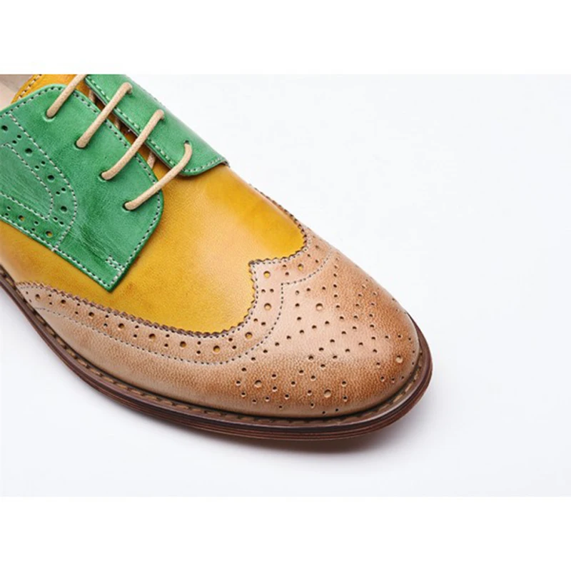 A Mujer Moda 2018 Fsj01 Oxfords Niñas De Hecha Redonda Punta Encaje fsj03 Casual Zapatos Cuero Escuela Zapatillas Mujeres Planos fsj02 Mano Nueva gUqwxdEw