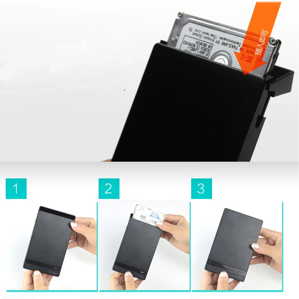 ο USB -C SATA 3.1 ܺ  3.0 2.5 HDD SSD ̴ Ŭ SATA ϵ ̺ ̽