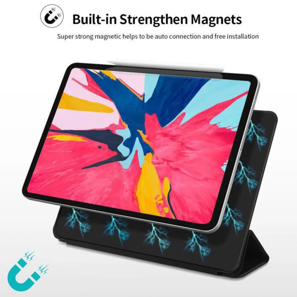 Для iPad Pro 11 &quot2018 чехол Магнитный ультра тонкий легкий умный корпус Стенд Крышка
