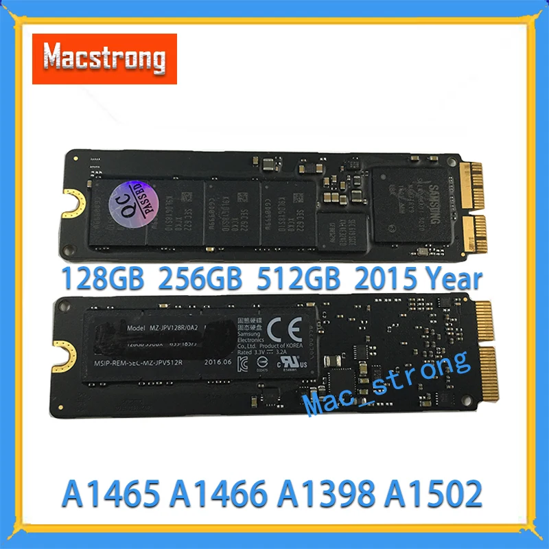 Оригинальный твердотельный накопитель 128 ГБ 256 512 SSD для Macbook Air Retina A1465 A1466 A1502 A1398