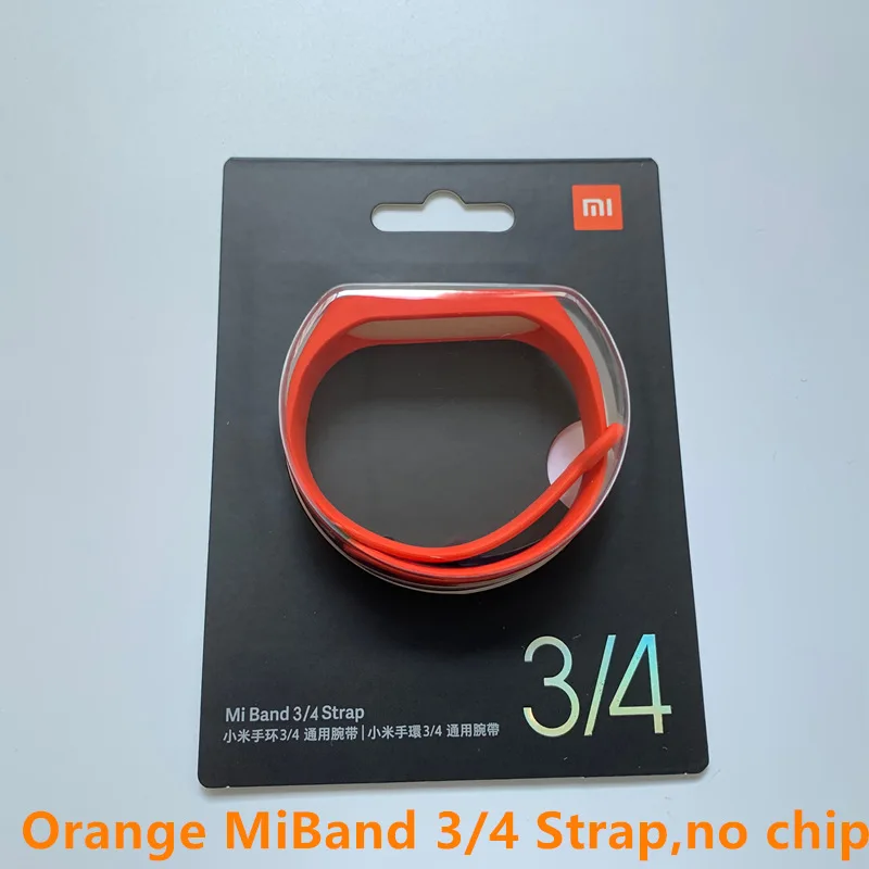 Браслет Xiaomi для Miband 4 3 NFC спортивный ремешок силиконовый ремешок для mi band 4 3 аксессуары браслет Miband4 ремешок 3 - Цвет: orange