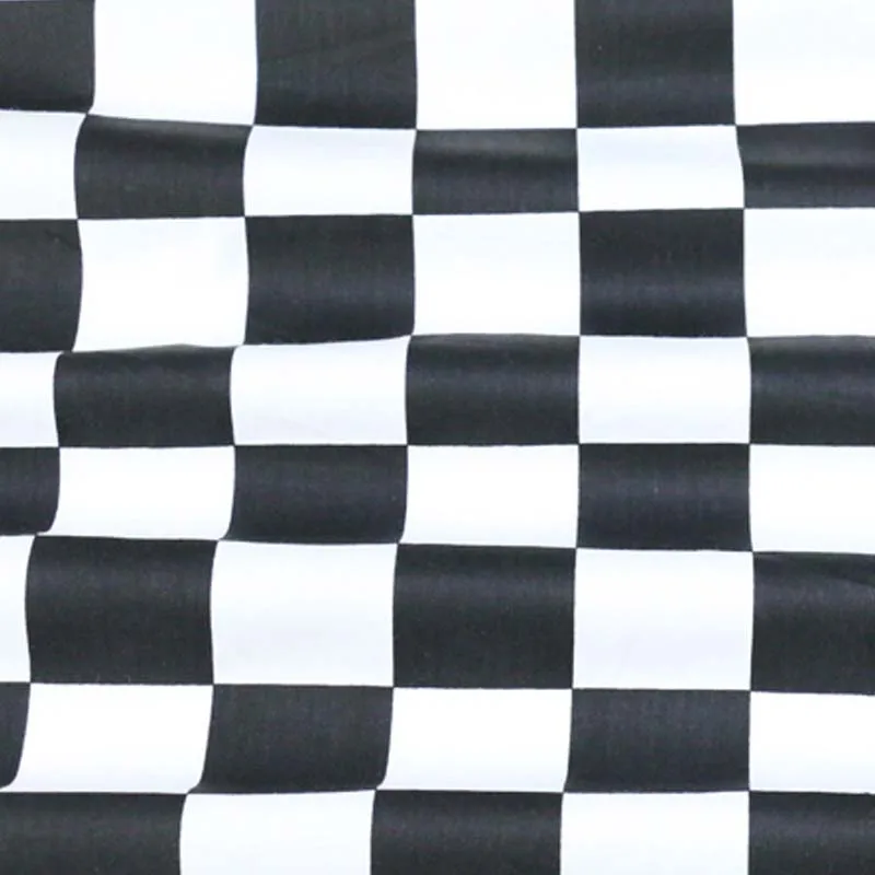 Хлопок саржевая ткань Нордический ветер черный и белый геометрический Корона проверка волна ткань для DIY подушки одежда ручная работа квилтинг - Цвет: plaid