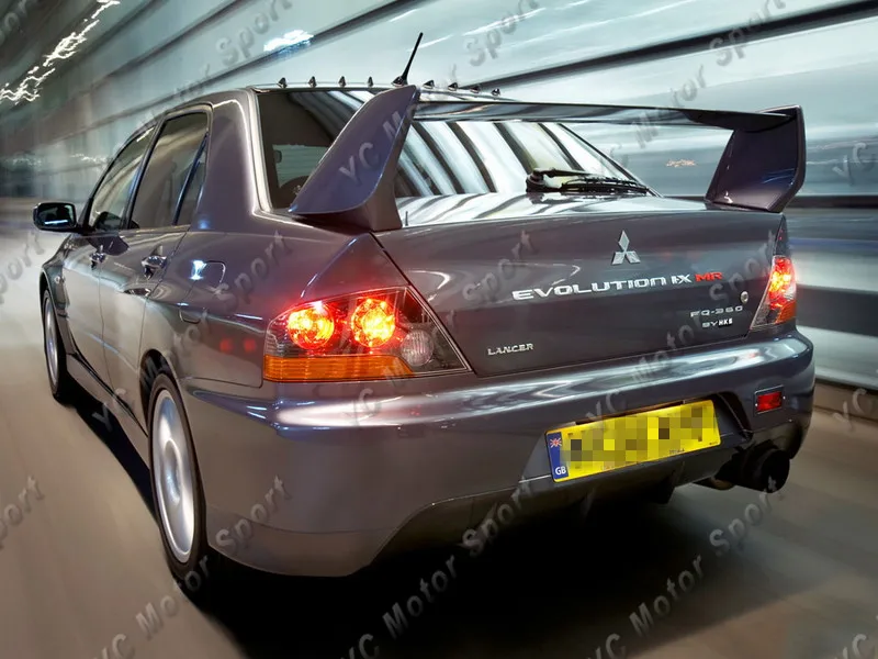 2003-2007 Mitsubishi Lancer Evolution 8-9 JDM OEM Style Rear Bumper FRP (8)