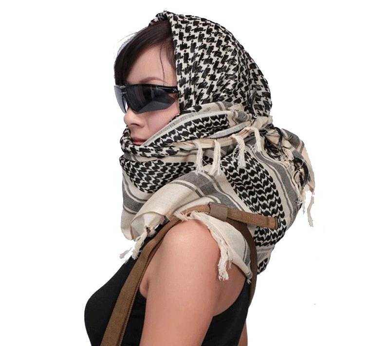 mens scarf for summer Arab Square Military Tactical Scarf Men Thicken US Soldier Army Combat Scarves Keffiyeh Shawl Veil Paintball Arabic Scarf 110cm mens dress scarf