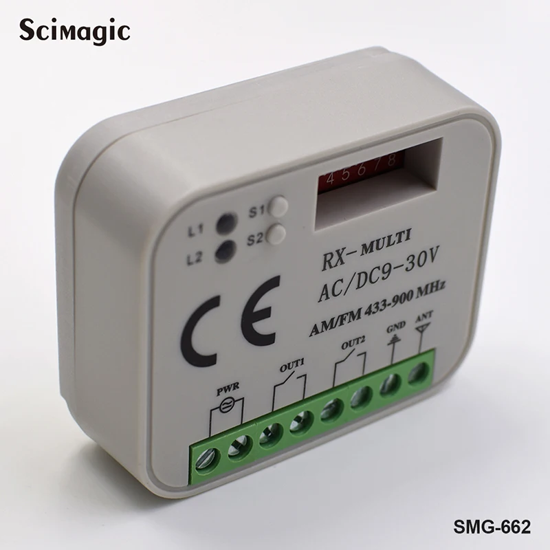 433 SLH 868MHz SLH Multi Frequency Auto Scan Rolling Code Remote Control receiver 433 SLH 868MHz SLH Multi Frequency Auto Scan Rolling Code Remote Control receiver