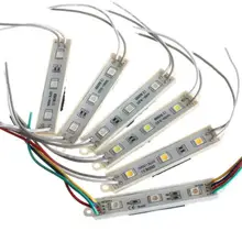 5050 3 светодиодный модули желтый/зеленый/красный/синий/белый/теплый белый/rgb Водонепроницаемый IP65 DC12V