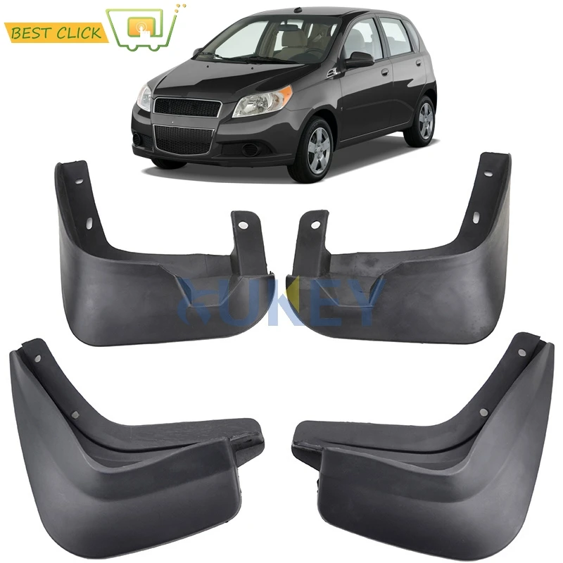 

Front Rear Mud Flaps Mudflaps Splash Guards Mudguards For Chevy Aveo 5 Holden Barina Daewoo Gentra X Hatchback T250 2007-2011