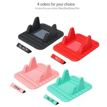 Новинка Remax Универсальный Мягкая силиконовая автомобильный держатель Нескользящие Коврики держатель Настольная Подставка Кронштейн для смартфонов GPS