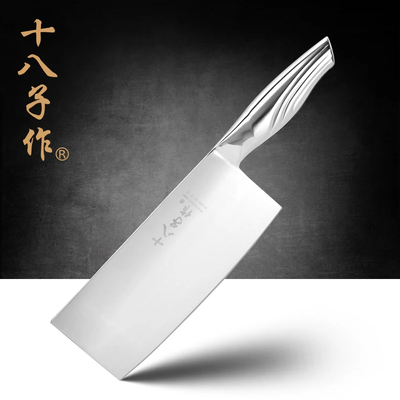 

Shibazizuo SL2716-B 8.5-inch Stainless Steel Chinese Cleaver for Kitchen, Slicing and Dicing-Sharp and Tight Grip Handle