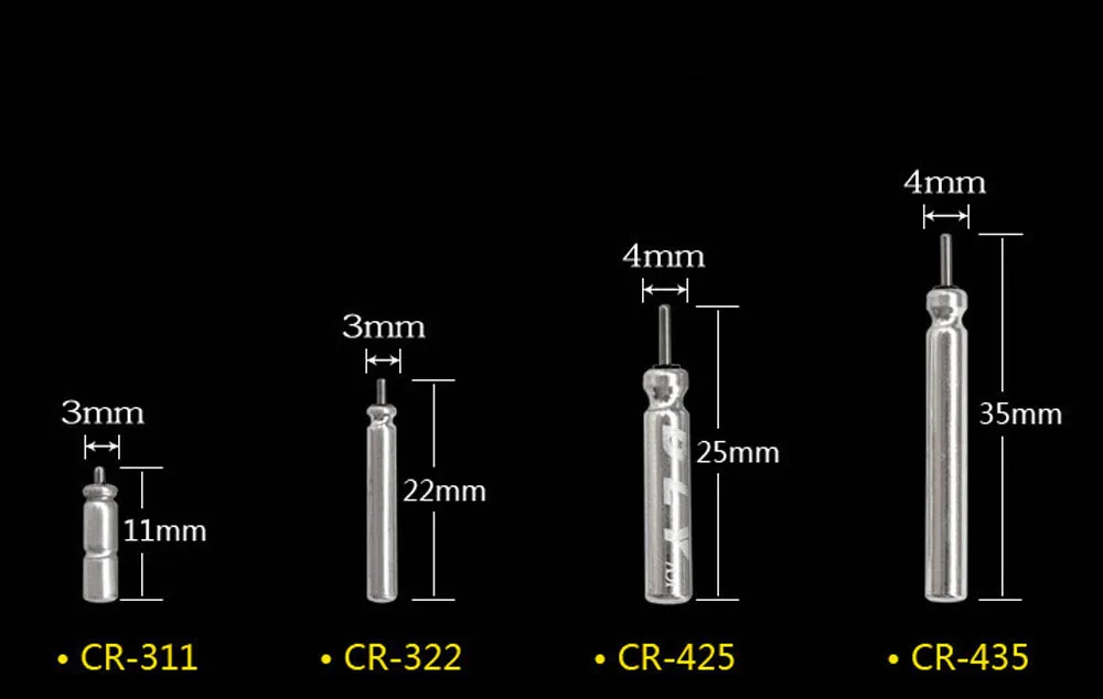 1/2 отверстие поплавок USB Перезаряжаемый CR425 поплавок костюмы наборы и 2 шт батареи