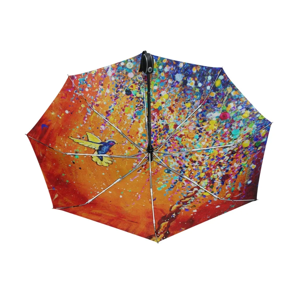 Creative Hummingbird Umbrella Anti-uv Sun Protection 3 Folding Gift Umbrella For Women sun umbrella,mini sun umbrella,automatic sun umbrella