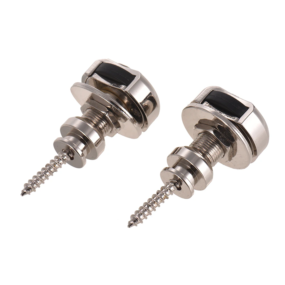 2pcs Acoustic Guitar Strap Locks Security Quick Release Strap Buttons