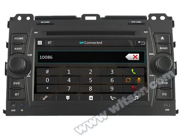 Discount WITSON CAR DVD GPS for TOYOTA PRADO 120 with CANBUS New Technology+Capctive Screen+1080P+DSP +WiFi+3G(optional) dvd radio gps 3