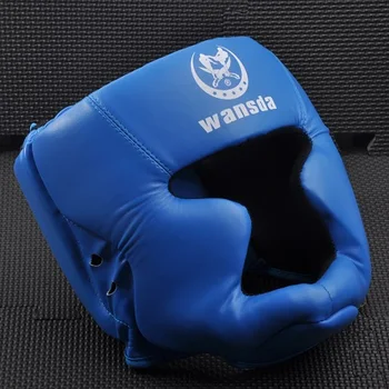 

Adjustable Closed Type Boxing Helmet Head Protector for Taekwondo Karate Tai Kickboxing Competition Training Boxing Helmet