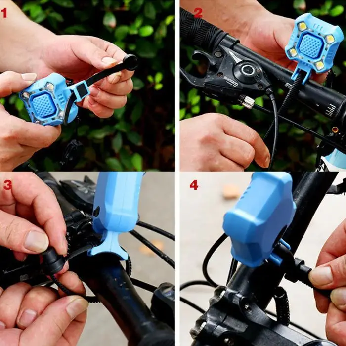 Фонарик для горного велосипеда фары рог колокол UaSB зарядные Аксессуары для велосипеда Велоспорт SMN88