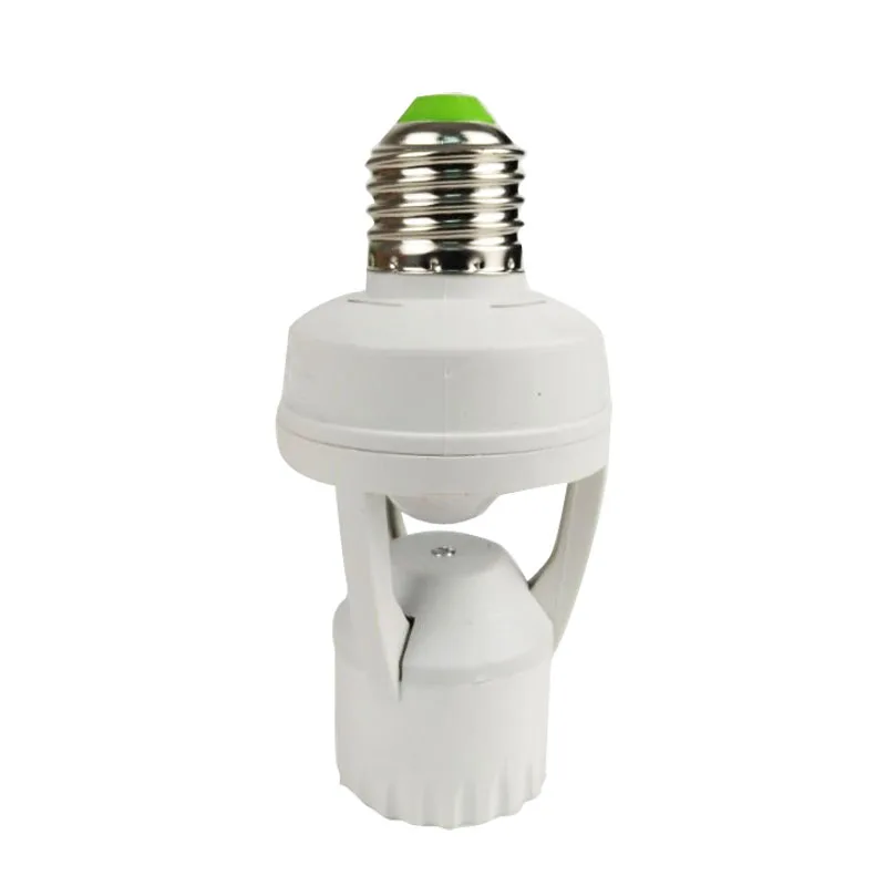 

AC 110-220V 360 Degrees 60W PIR Induction Motion Sensor IR infrared Human E27 Plug SocketBase Led Bulb light Lamp Holder Hot