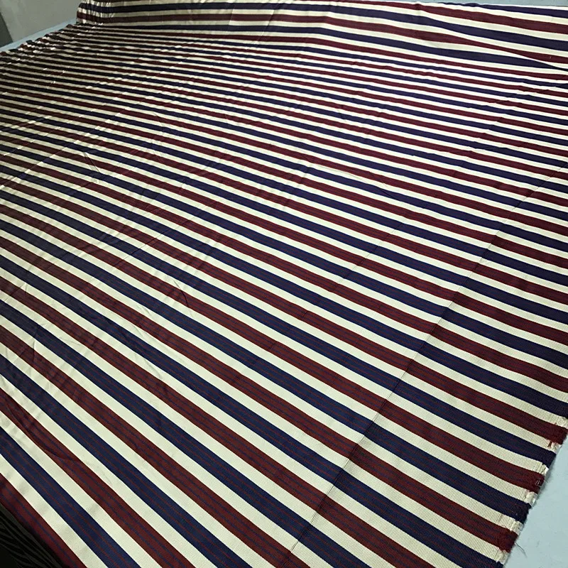 

HH 1 PSC stripe 28 mom heavy silk brocade fabric for bed sheet 1.68 * 2 m