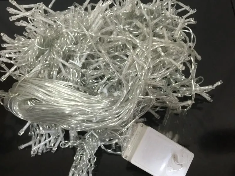 6 м * 3 600led сосулька окно занавеска гирлянда сказочные огни Рождество Свадьба Сад