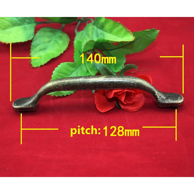 Retro Alloy Kitchen Drawer Door Handle Vintage Furniture Knobs