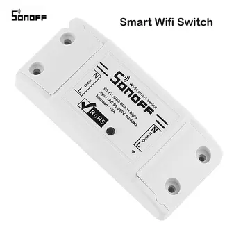 

Itead Sonoff Smart Home Wifi Remote Control Switch,RF433 Intelligent Diy Timer Switch 220V eWelink App Control Via Android IOS