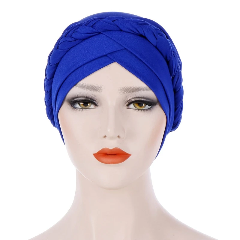 

New Muslim Hijab Islamic Clothing Women Turban Head Cap Elastic Muslim Scarf Cap Muslim Ruffle Hat Bandanas Hair Accessories