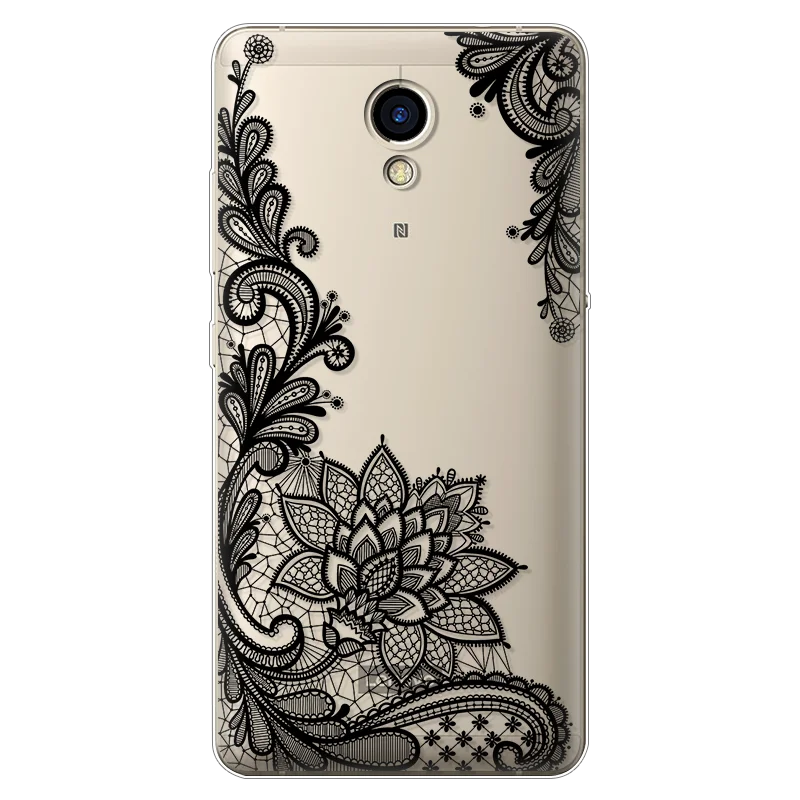 Case Silicone for Lenovo P2 Case Thin Ultra Soft Rubber TPU Black Transparent Clear Minnie Back Cartoon Cute Print Cover