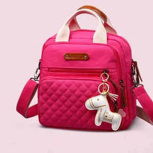 Portátil de Color Rosa Azul 9 Colores Bolsos Para Las Mamás, Multifunción Mochila bolsa de Pañales, Bolsa de Gran Capacidad de Dibujos Animados Bebé de Pañales Organizador bolsas