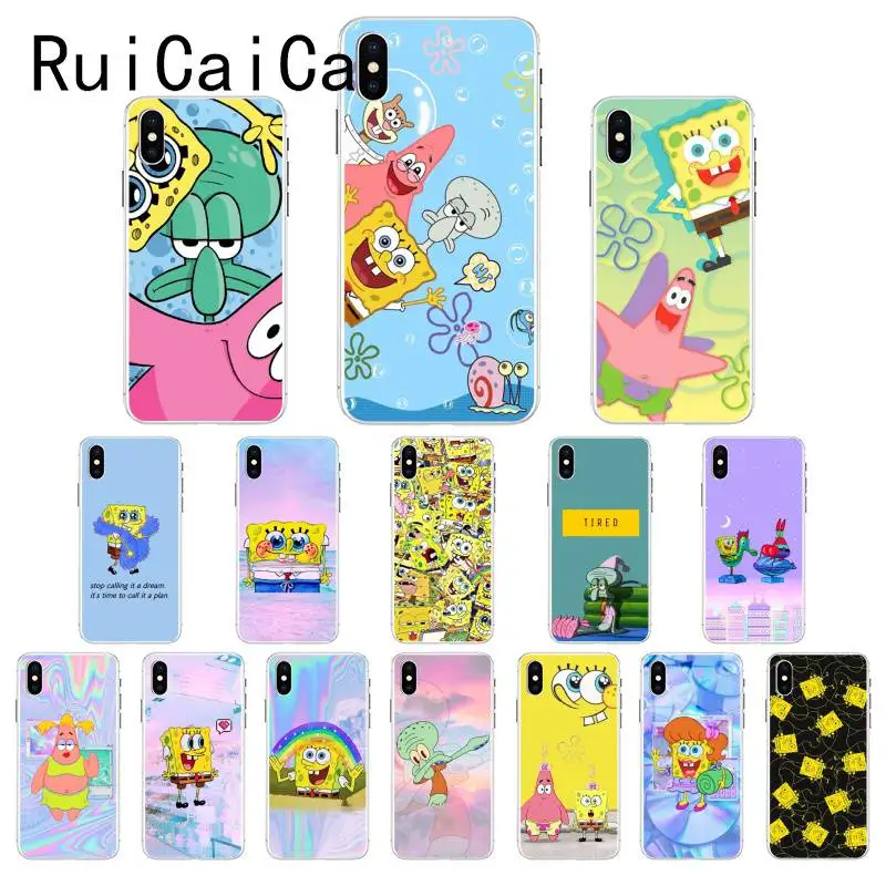 Ruicaica милый детский ТПУ чехол для телефона iPhone 5 5Sx 6 7 7plus 8 8Plus X XS MAX XR Fundas