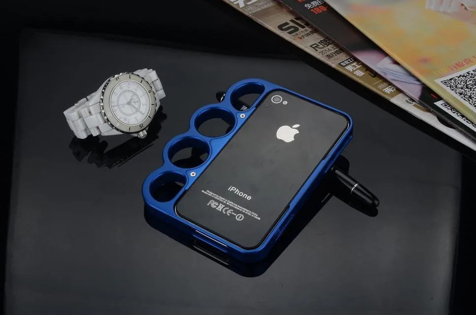 Бампер из алюминиевого сплава для iPhone 4 4S, Модный чехол-рамка для телефона