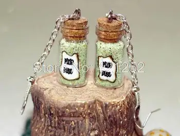 

6pairs Pixie Dust Magical Bottles Earrings, Tinker Bell, Peter Pan, Inspired dangle earrings