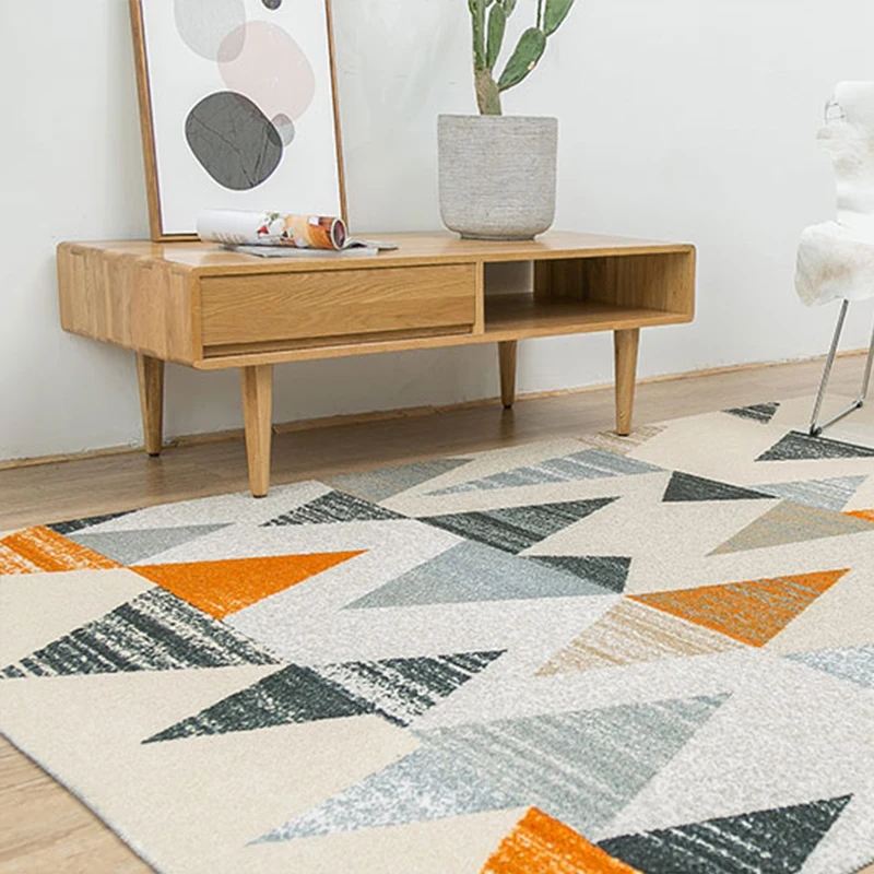 

Nordic Denmark Carpet Creative Bedroom Carpet Home Decor Sofa Coffee Table Rug Study Floor Mat Geometric Design Bedside Rugs