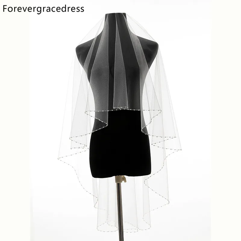 Платье для свадьбы Forevergracedress 100% настоящая фото отделка из бусин один слой