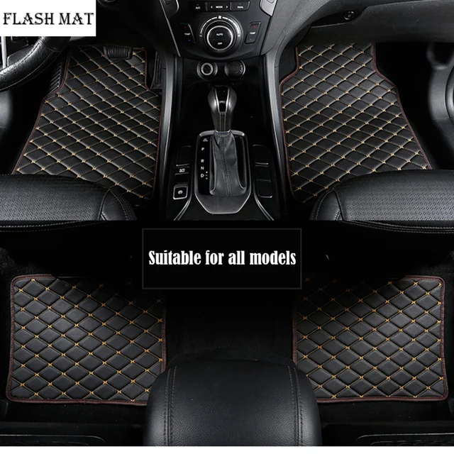 หนังเทียมคุณภาพสูง Universal รถสำหรับ Lexus GS GX470 NX GS300 LX470 250 RX CT200h รถเสื่อ