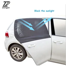 ZD 2 шт. боковое окно автомобиля козырек от солнца противомоскитная для Opel astra h j g Honda civic Chevrolet cruze Ford focus 2 3 Аксессуары