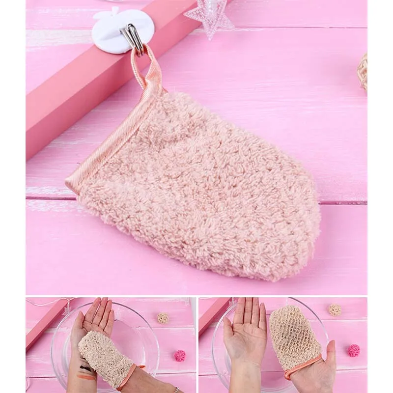 

2pcs Magic Makeup Remover Face Towel Cleansing Glove Reusable Microfiber Women Facial Cloth Cosmetic Puff Make Up Face Care
