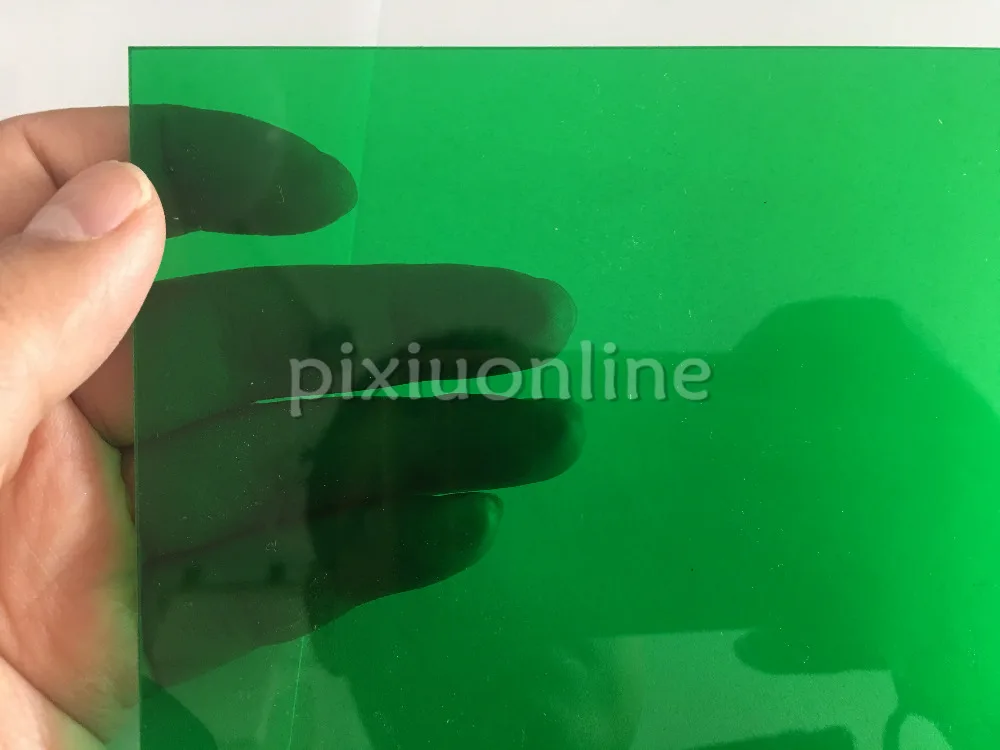 J591b прозрачная акриловая доска изумрудно-зеленая супер прозрачная Высокое качество 15*15 см квадратные пластиковые листы по потере США Канада