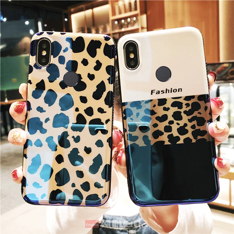 

soft Bumper Silicone TPU Leopard Print Case For Xiaomi Mi Mix 3 6X A2 Redmi Note 5 Pro 4 4X Max 3 Plus Cover Shell coque funda